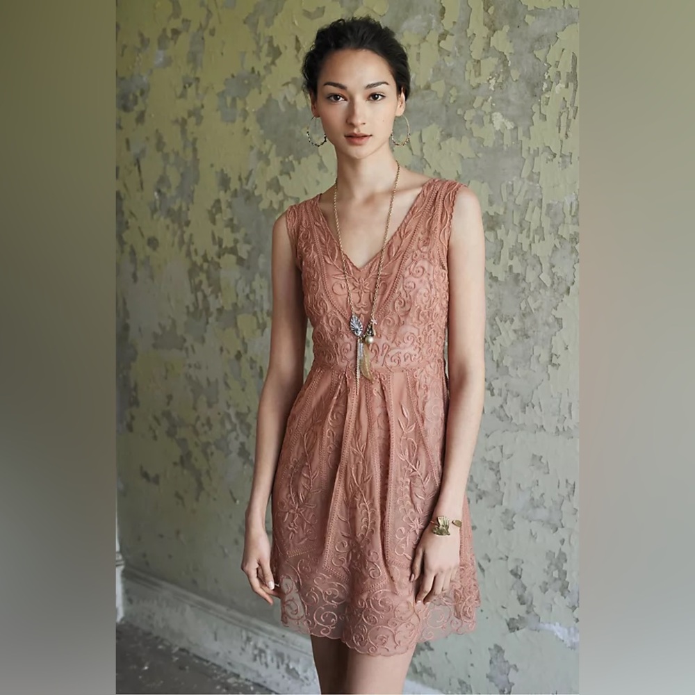 Anthropologie Baraschi At Dusk Dress
